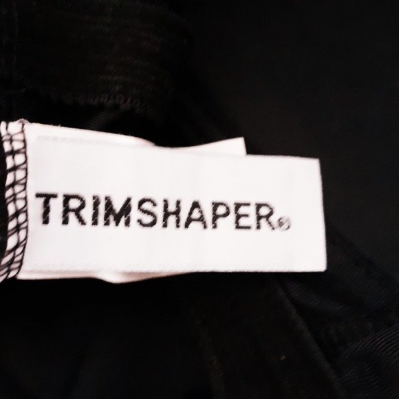 Trimshaper One Piece Padded Swimsuit Flattering Gathered Mid-Section Black SZ 12 - Picture 5 of 6